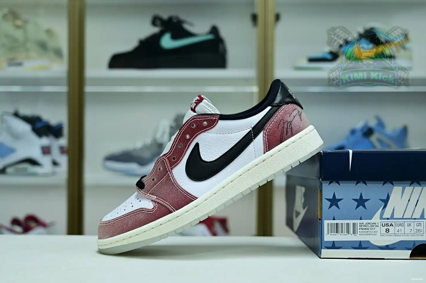 Kimikick Room Jordan x Low Jordan1 Trophy Air OG 0419